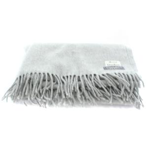 Acne Studios VIRGIN WOOL 大判 ストール フリンジ グレー