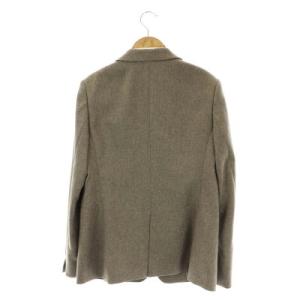 23区 vingt-trois 22AW 洗える ウールライクカルゼ テーラード ジャケット 1B 総裏地 40 ライトグレージュ