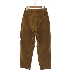 MHL. テーパードパンツ ワイド ボタンフライ 0 茶 ブラウン