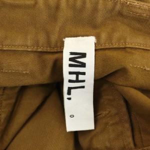 MHL. テーパードパンツ ワイド ボタンフライ 0 茶 ブラウン