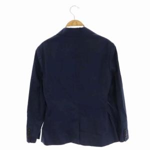 RALPH LAUREN テーラードジャケット 3B ロゴ刺繍 9 紺 ネイビー