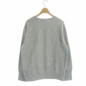 AMERICANA スウェット トレーナー クルーネック 長袖 プルオーバー ロゴプリント M グレー
