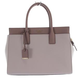 ハンドバッグ レザー トートバッグ ロゴ ピンクべージュ