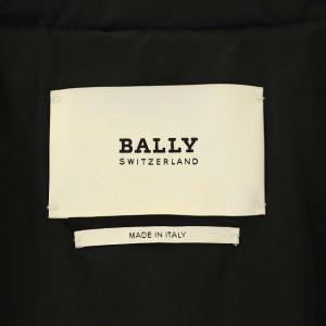 BALLY ブルゾン ナイロン 中綿 ノーカラージャケット アウター ジップアップ XS 黒 ブラック