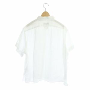 MARGARET HOWELL 18SS LINEN VOILEリネンシャツ 半袖 2 白 ホワイト