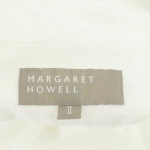 MARGARET HOWELL 18SS LINEN VOILEリネンシャツ 半袖 2 白 ホワイト