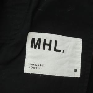 MHL. 21AW COMPACT BROKEN DRILLパンツ ジョガー ミリタリー 3 カーキ