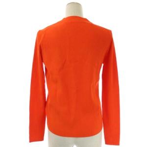 ADORE 23SS ベーシックリブニットトップス ハイネック プルオーバー 38 オレンジ
