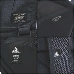 PORTER 吉田カバン BICYCLE STYLE リュックサック デイバッグ バックパック ナイロン 黒 ブラック