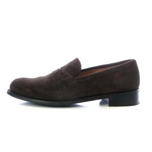 UNITED ARROWS JOSEPH CHEANEY 6 ROKU BONNIE SUEDE LOAFERS 4 ブラウン