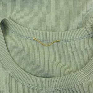 Deuxieme Classe 21SS rib Tシャツ カットソー 七分袖 リブ クルーネック ミントグリーン