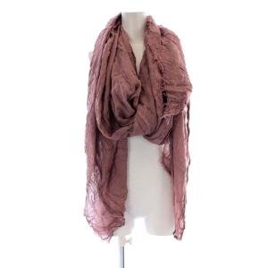 Faliero Sarti ストール 大判 フリンジ ピンク