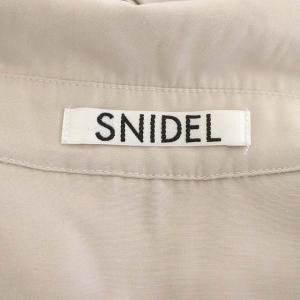 SNIDEL 21SS グロストレンチコート スプリングコート ロング F ライトベージュ