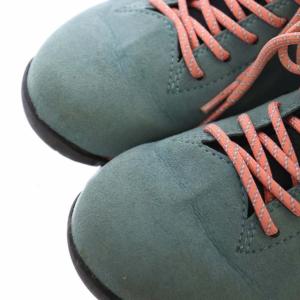 Columbia メテオミッドオムニテック トレッキングシューズ レーサー ハイカットスニーカー 24cm 緑 グリーン 桃 ピンク YU0246-413