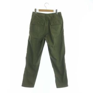 Plage ベイカーパンツ テーパード ジッパーフライ コットン 36 カーキ