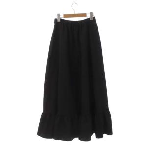 Ameri VINTAGE アメリ AMERI 22AW JACQUARD RUFFLED HEM SKIRT ジャガードラッフルヘムスカート ロング