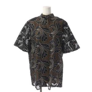 22SS EVELYN LACE TOP レース トップス カットソー プルオーバー 半袖 M 黒 ブラック ベージュ