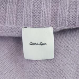 Spick&Span 19AW カシミヤウールタートルプルオーバー ニット セーター 長袖 ラベンダー