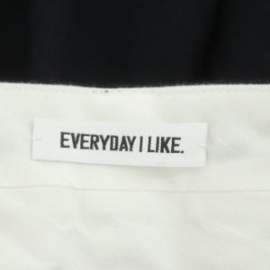 EVERYDAY I LIKE 19AW DEUXIEME CLASSE スリムフレアパンツ ジップフライ タック ウール 36 黒 ブラック