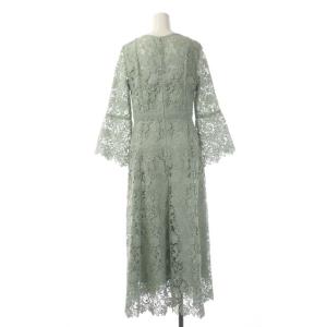 Grace Class 22SS ケミカルレース切替ワンピース 36 ミントグリーン