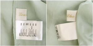 Grace Class 22SS ケミカルレース切替ワンピース 36 ミントグリーン
