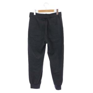 ARTS&SCIENCE ジョガーパンツ ボタンフライ ウール 裾リブ 1 チャコールグレー