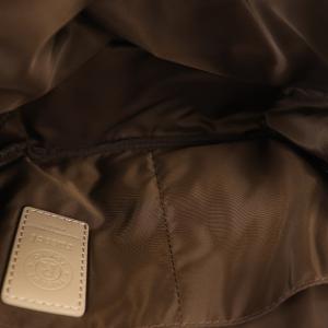 russet ショルダーバッグ ハンドバッグ ナイロン モノグラム タッセル付き ポーチ付き 2WAY 紺 ネイビー 茶 ブラウン ベージュ