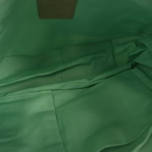 russet ショルダーバッグ ハンドバッグ ナイロン×レザー モノグラム 2WAY 黄 イエロー 白 ホワイト