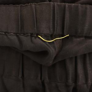 Deuxieme Classe 21SS SILK テーパードパンツ シルク イージー 38 ダークブラウン