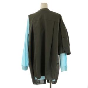 ENFOLD 22AW 2点セット ハイツイストWO SHIRT×カットPULLOVER アシンメトリー 38