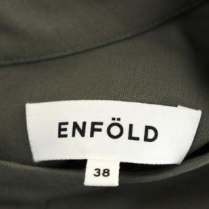 ENFOLD 22AW 2点セット ハイツイストWO SHIRT×カットPULLOVER アシンメトリー 38