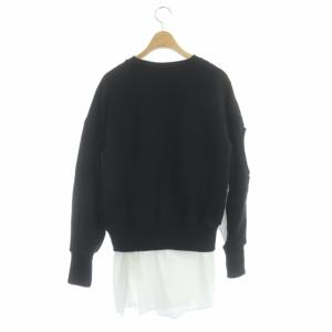 nagonstans 21SS French Terry Puddle P.O プルオーバー スウェット トレーナー フェイクレイヤード 長袖 38