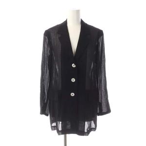 Max Mara ピアノフォルテ pianoforte セットアップ テーラードジャケット ワイドパンツ 3B サイドジップ 薄手 ウール 38