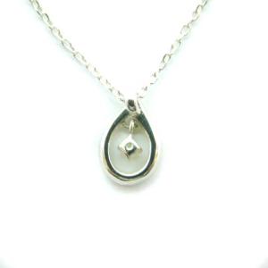 4℃ 8月誕生石 エターナルシルバー ネックレス ペンダント SILVER シルバー