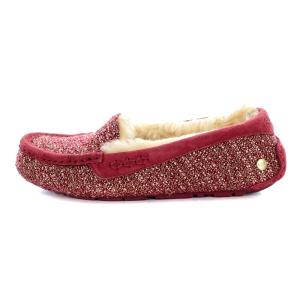 UGG australia W ANSLEY FANCY モカシン 23cm 赤 レッド 1009171