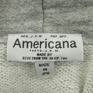 AMERICANA スウェット トレーナー パーカー 長袖  プルオーバー グレー