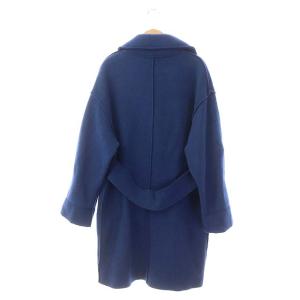 MAX&CO. チェスターコート アウター ロング ウール XS 青 ブルー