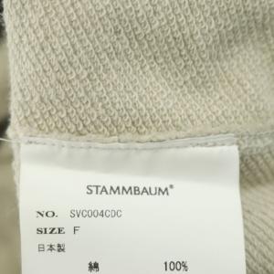 STAMMBAUM アパルトモン Mc CHORD SWEAT スウェットプルオーバー トレーナー 長袖 プリント F ライトグレー