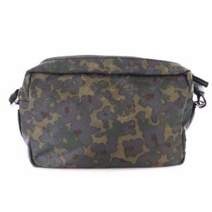 russet ショルダーバッグ ポシェット 花柄 ナイロン 緑 グリーン カーキ