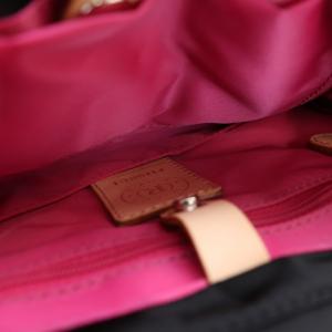 russet ショルダーバッグ ポシェット ナイロン 黒 ブラック