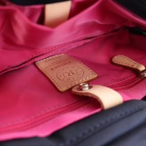 russet ショルダーバッグ ポシェット ナイロン 紺 ネイビー