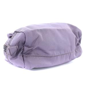 PRADA 化粧ポーチ ロゴ 紫 パープル