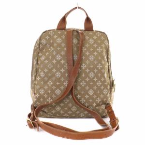 russet リュックサック デイパック ナイロン モノグラム 黄土色 茶 ブラウン