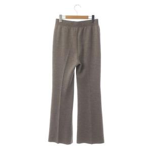 Deuxieme Classe refined パンツ フレアパンツ ニット イージー 36 グレー