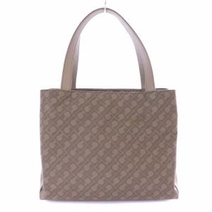 GHERARDINI トートバッグ ハンドバッグ 総柄 茶 ブラウン