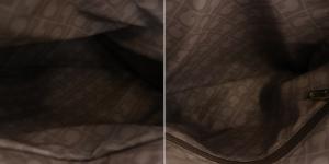 GHERARDINI トートバッグ ハンドバッグ 総柄 茶 ブラウン