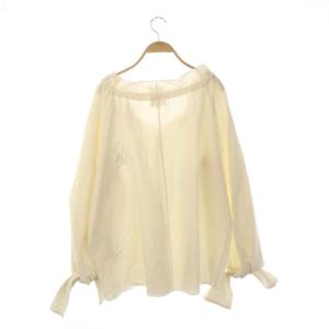 Ron Herman Ssone 刺繍 コットンブラウス チュニック プルオーバー 長袖 6 アイボリー