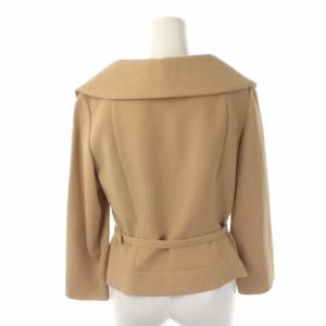 SYBILLA セットアップ 上下 テーラードジャケット 3B 総裏地 ワイドパンツ フレア タック バックジップ M ベージュ