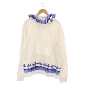 fragment design プリントフーディパーカー スウェット 長袖 プルオーバー 4 白