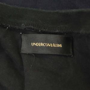 UNDERCOVERISM 14SS GODOG期 ヨークサテン太ボーダーTシャツ カットソー 長袖 プルオーバー 3 青 黒 ブルー ブラック M4813